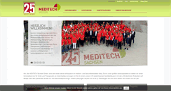 Desktop Screenshot of meditech-sachsen.de